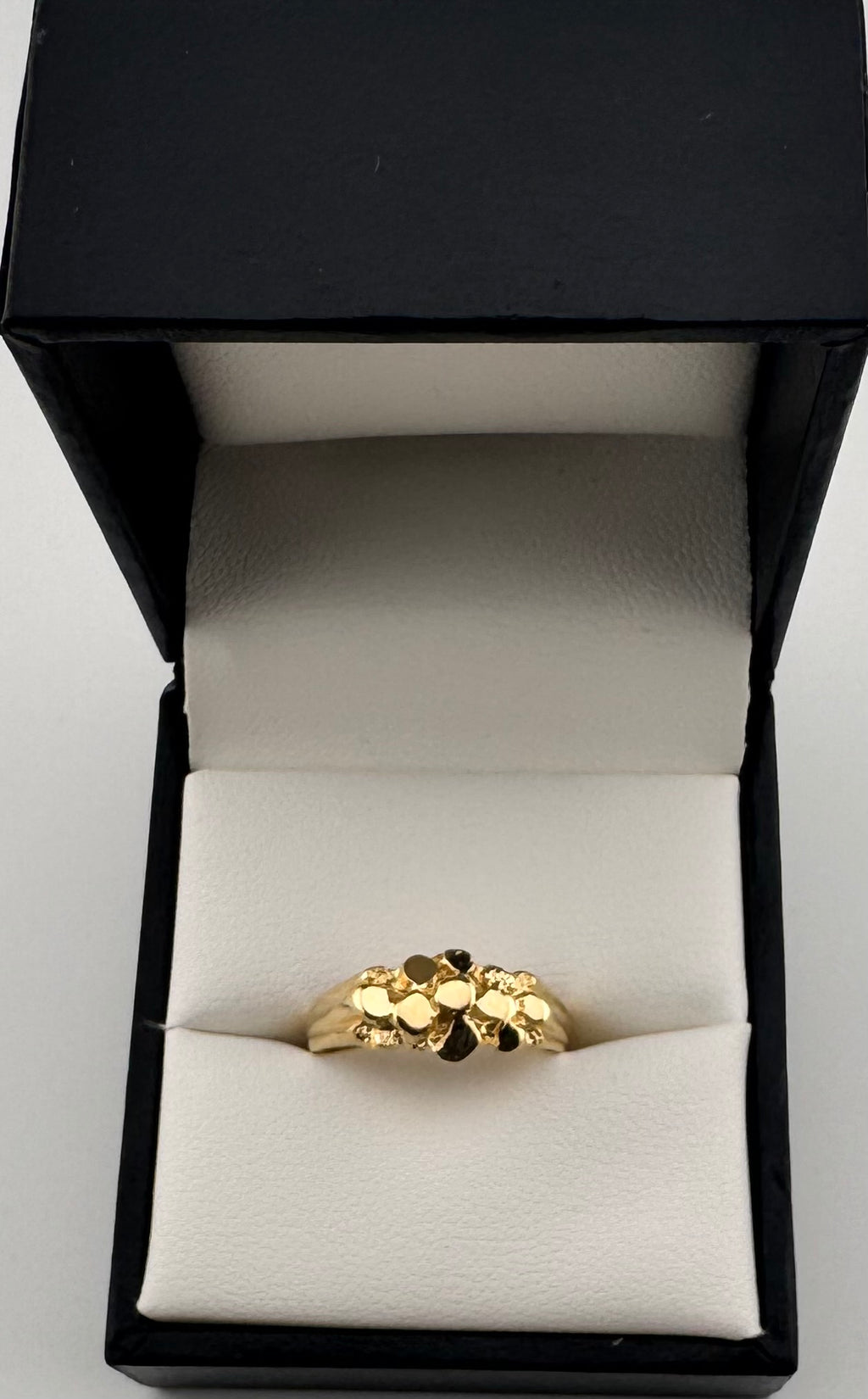 10K Yellow Gold Ladies Nugget Fashion Ring