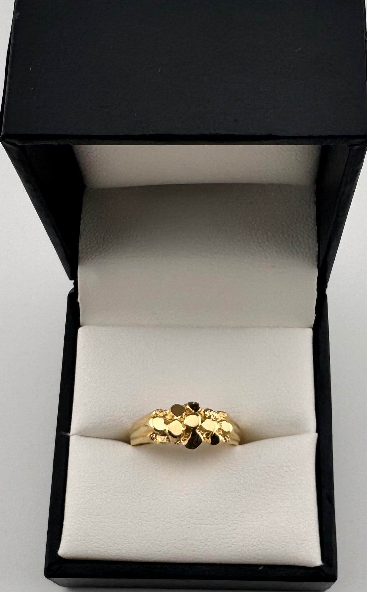 10K Yellow Gold Ladies Nugget Fashion Ring