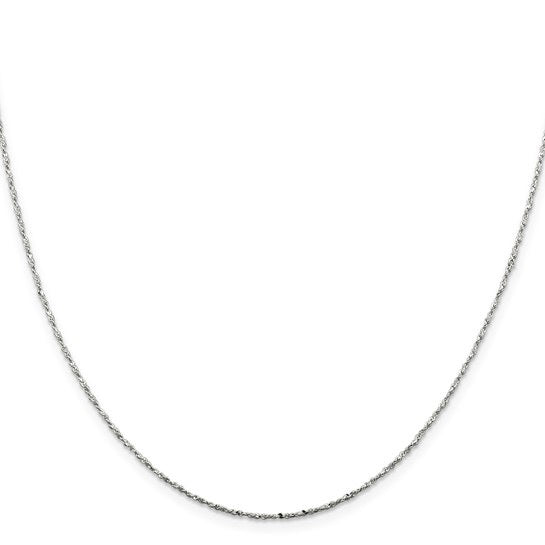 The Everyday Silver Chain – 20" Twisted Serpentine Necklace | 925 Sterling Silver