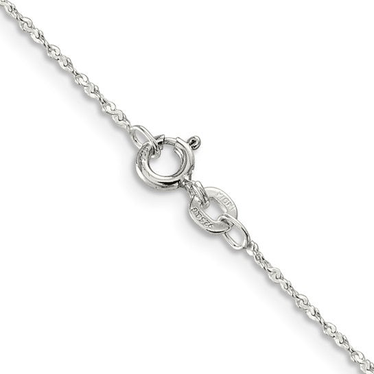 The Everyday Silver Chain – 20" Twisted Serpentine Necklace | 925 Sterling Silver