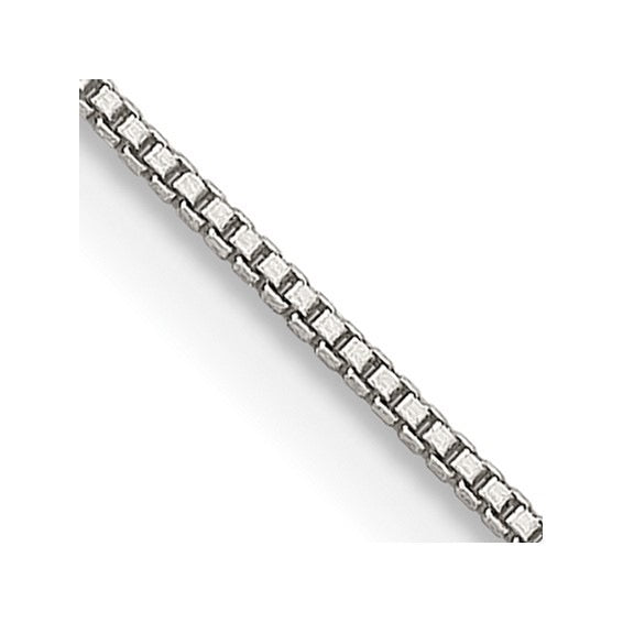 Sterling Silver Box Chain Necklace 20" | .6mm | 925 Silver