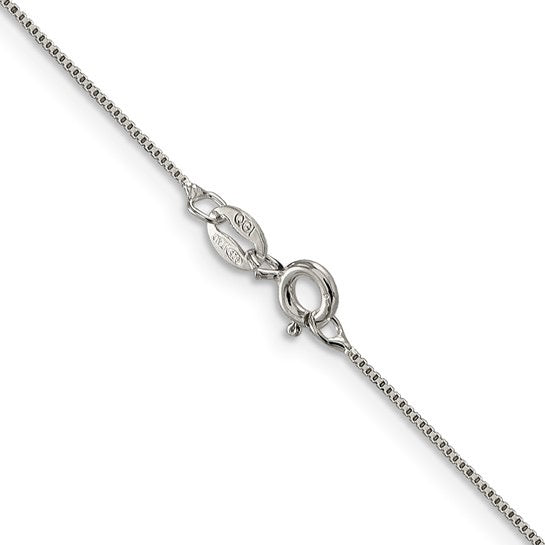 Sterling Silver Box Chain Necklace 20" | .6mm | 925 Silver