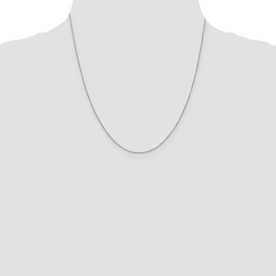 Sterling Silver Box Chain Necklace 20" | .6mm | 925 Silver