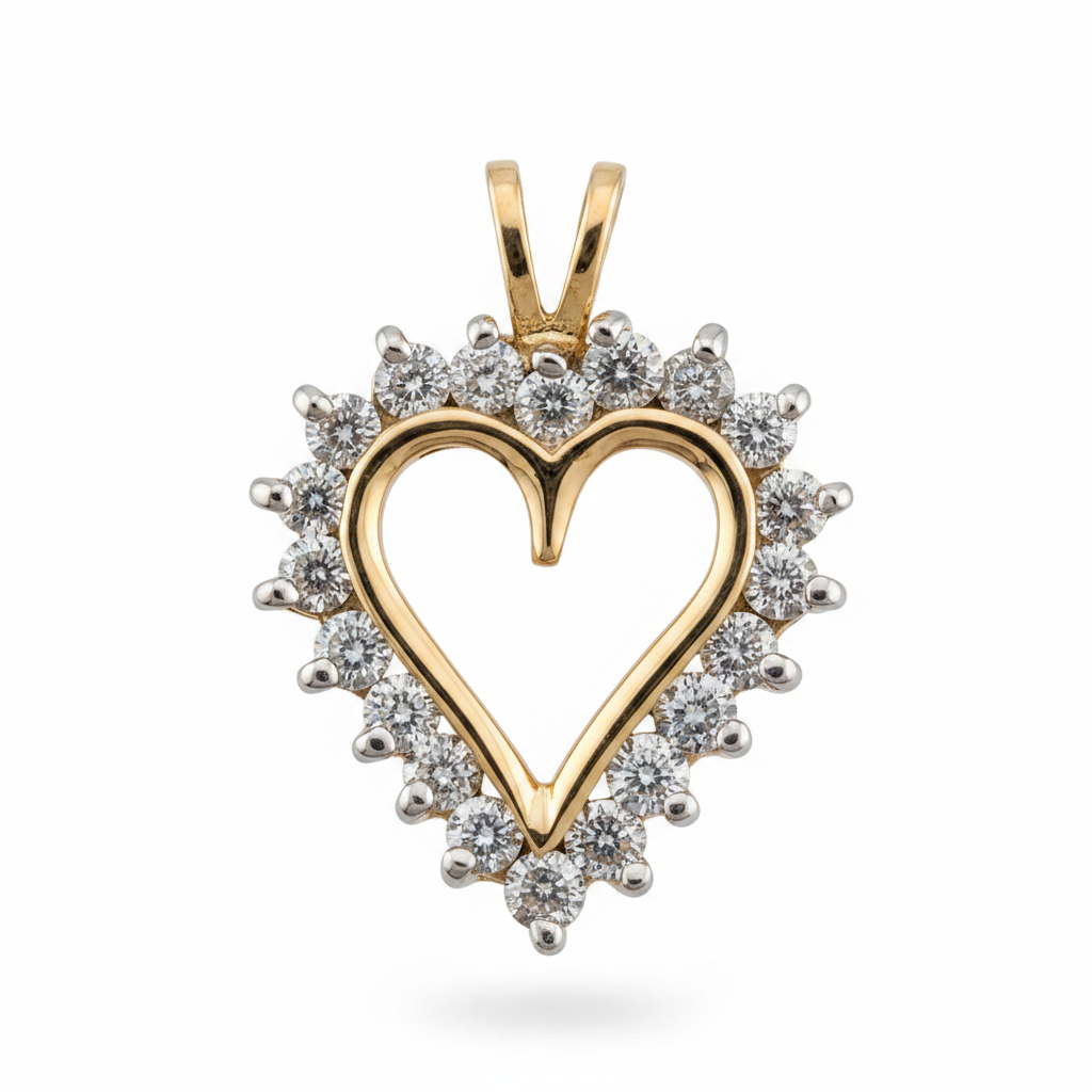 Jewelry item on clean white background